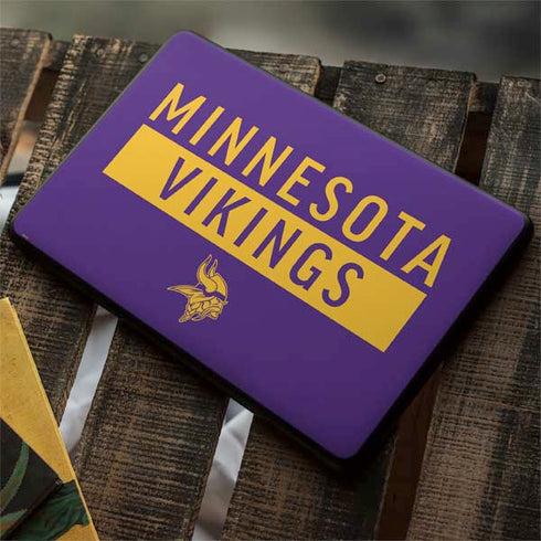 NFL Minnesota Vikings Purple Performance Series Google Pixelbook Go Skin